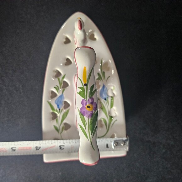 Vintage R.C.&CAL Juncal Porto de Mos, Portugal Iron Potpourri Sachet Holder #836 - Picture 9 of 9